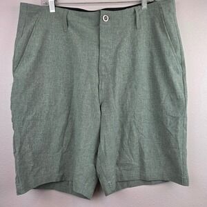 Volcom Surf & Turf Hybrid Shorts Mens 36 Green 4-Way Stretch Chino Boardshorts
